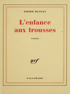 cover image of L'Enfance aux trousses